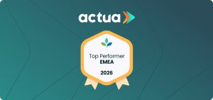 ACTUA Top Performer EMEA Totara